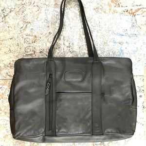 Soft Leather Executive Computer Laptop Bag